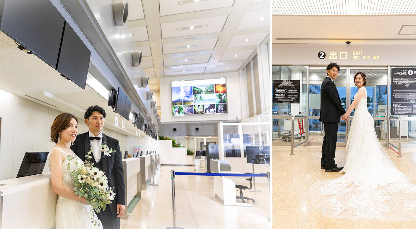 【9月10月11月限定】鹿児島空港フォトウエディング